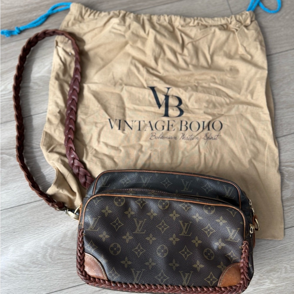 Vintage Boho - Authentic Louis Vuitton Monogram Crossbody Bag